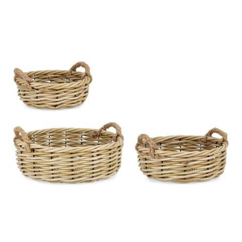 SET3 CESTA 2M JULEN TONDO BASSO NATURALE